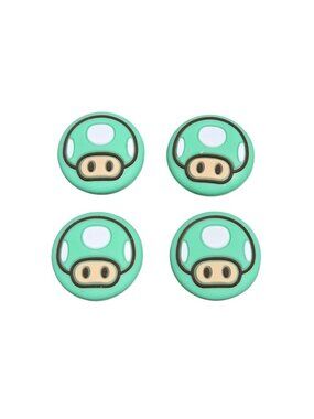 3/$20 New | Switch 4 Pack Green Mushroom Joystick Thumb Grip Caps
